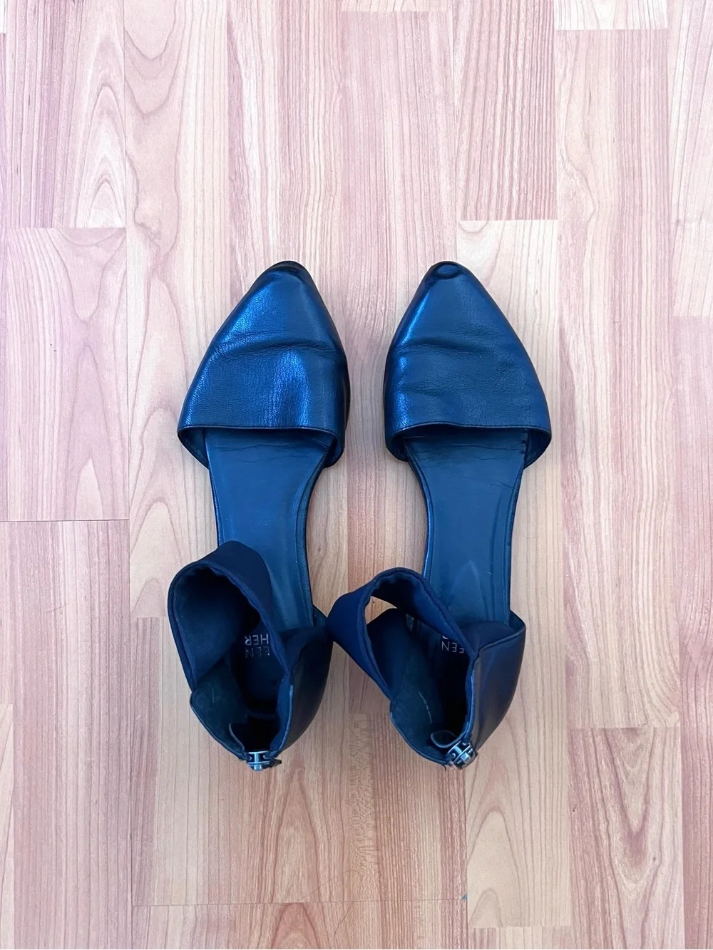 Eileen Fisher Allot Tumbled Leather Flat